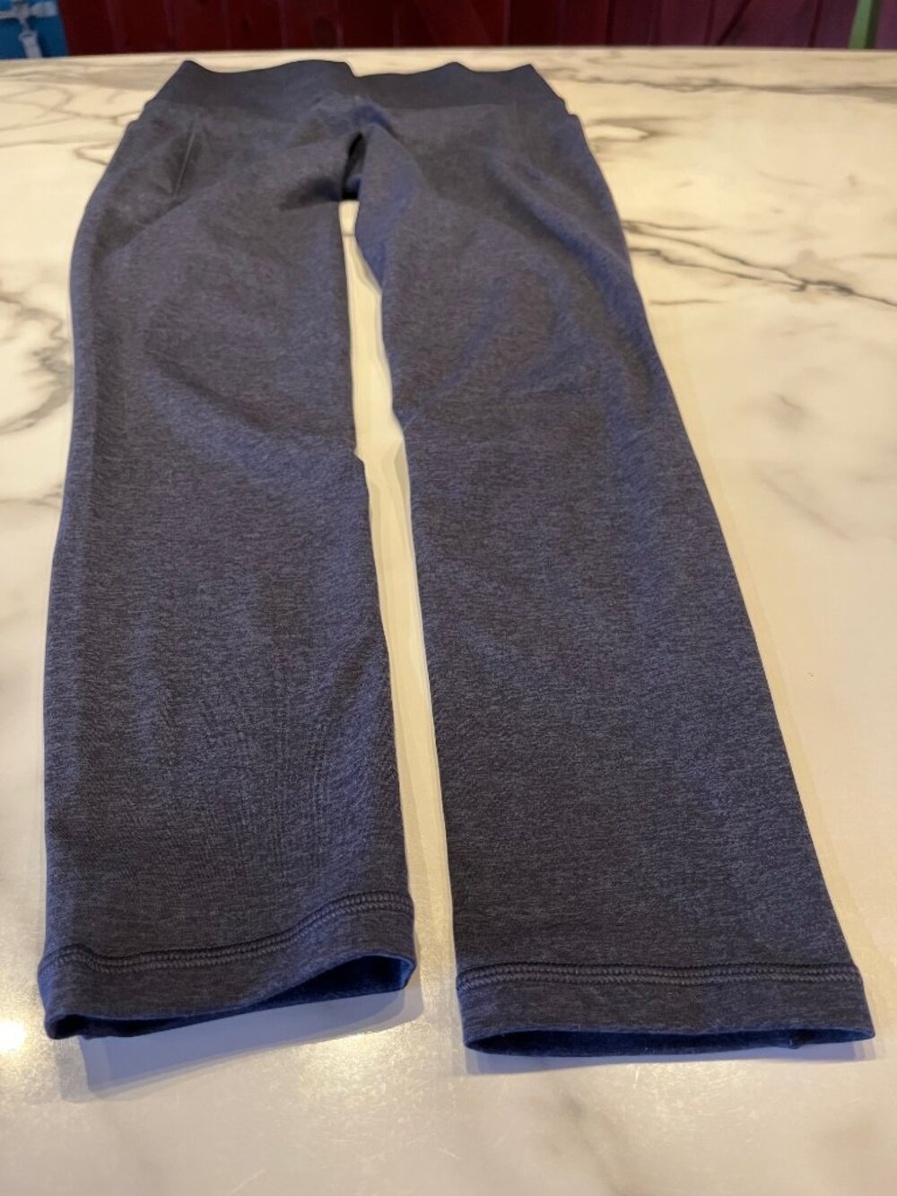 Athleta Salutation Stash Pocket II Softluxe Tights - Heather Navy Small - Picture 4 of 13